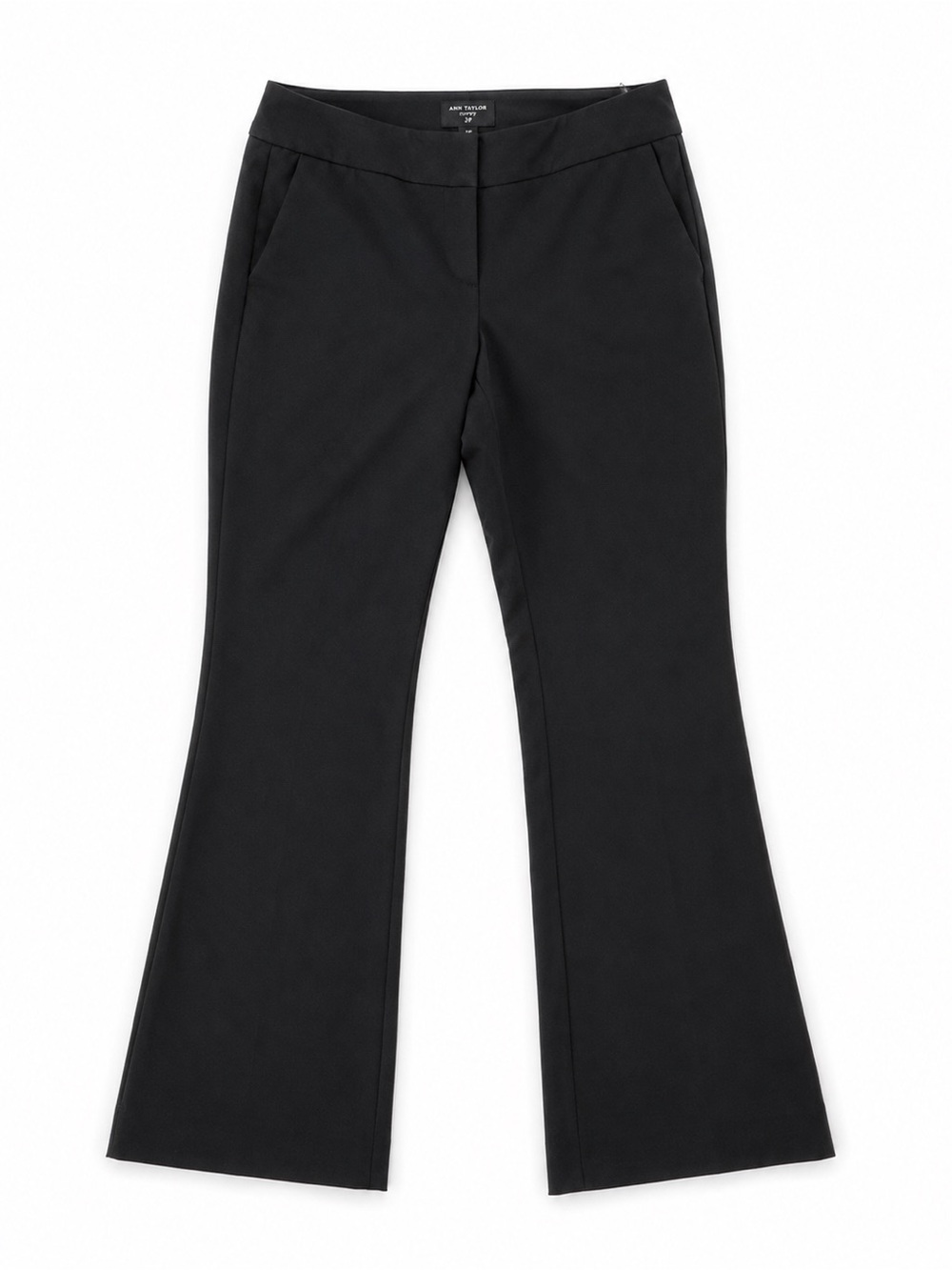 Ann Taylor Curvy 2P Dark Gray Dress Pants Career Work Slacks